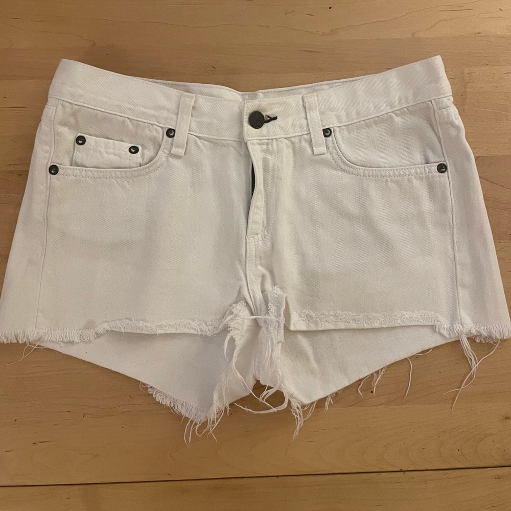 White Rag and Bone denim shorts